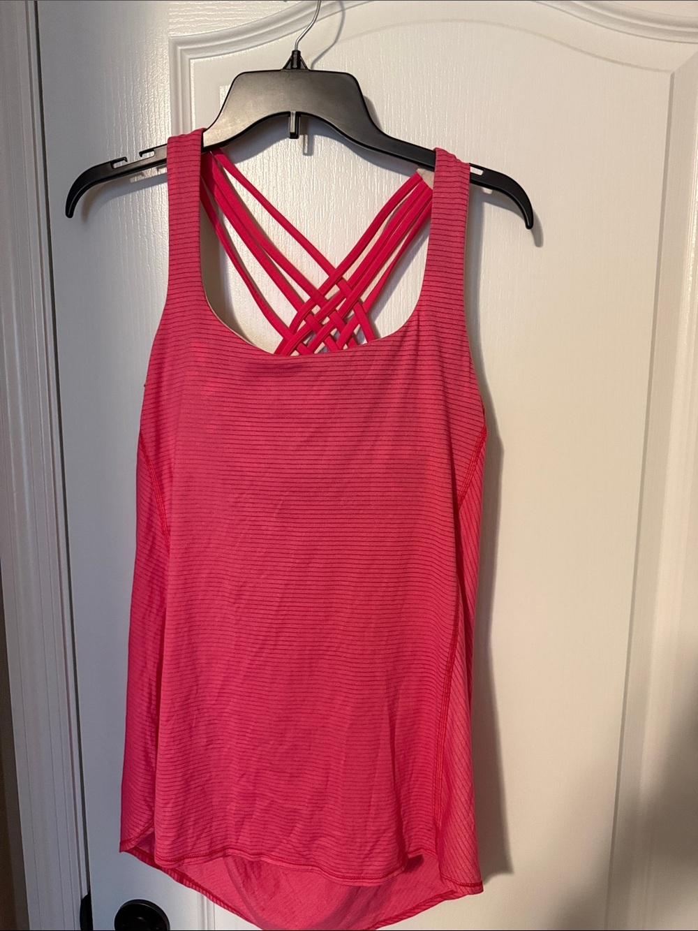 lululemon athletica Bright Pink Strappy Back Tank